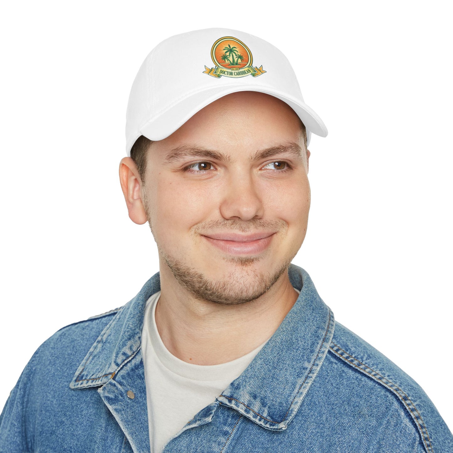 Stylish Low Profile Baseball Cap with Tropical Design - Perfect for Summer Outings and Beach Adventures