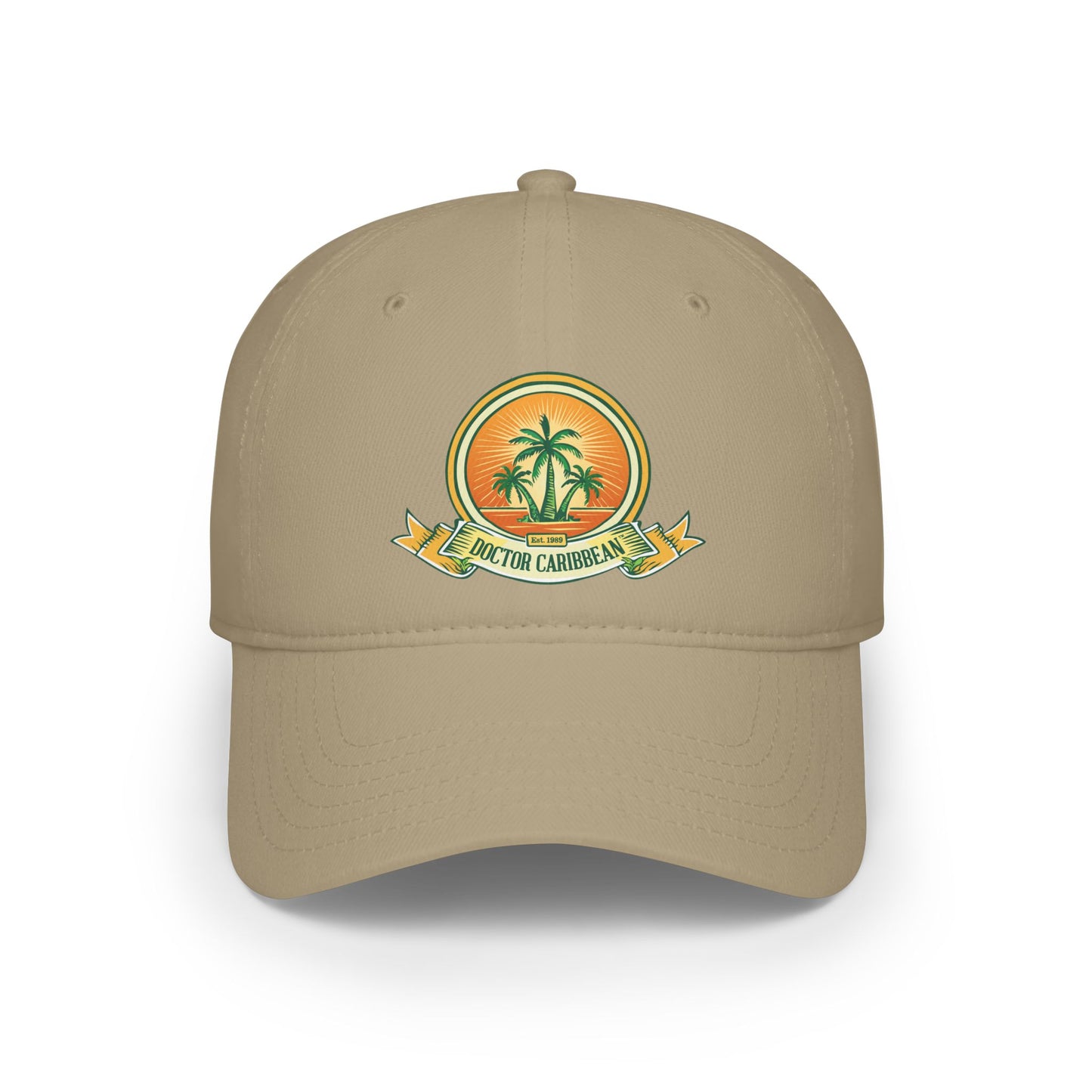Stylish Low Profile Baseball Cap with Tropical Design - Perfect for Summer Outings and Beach Adventures