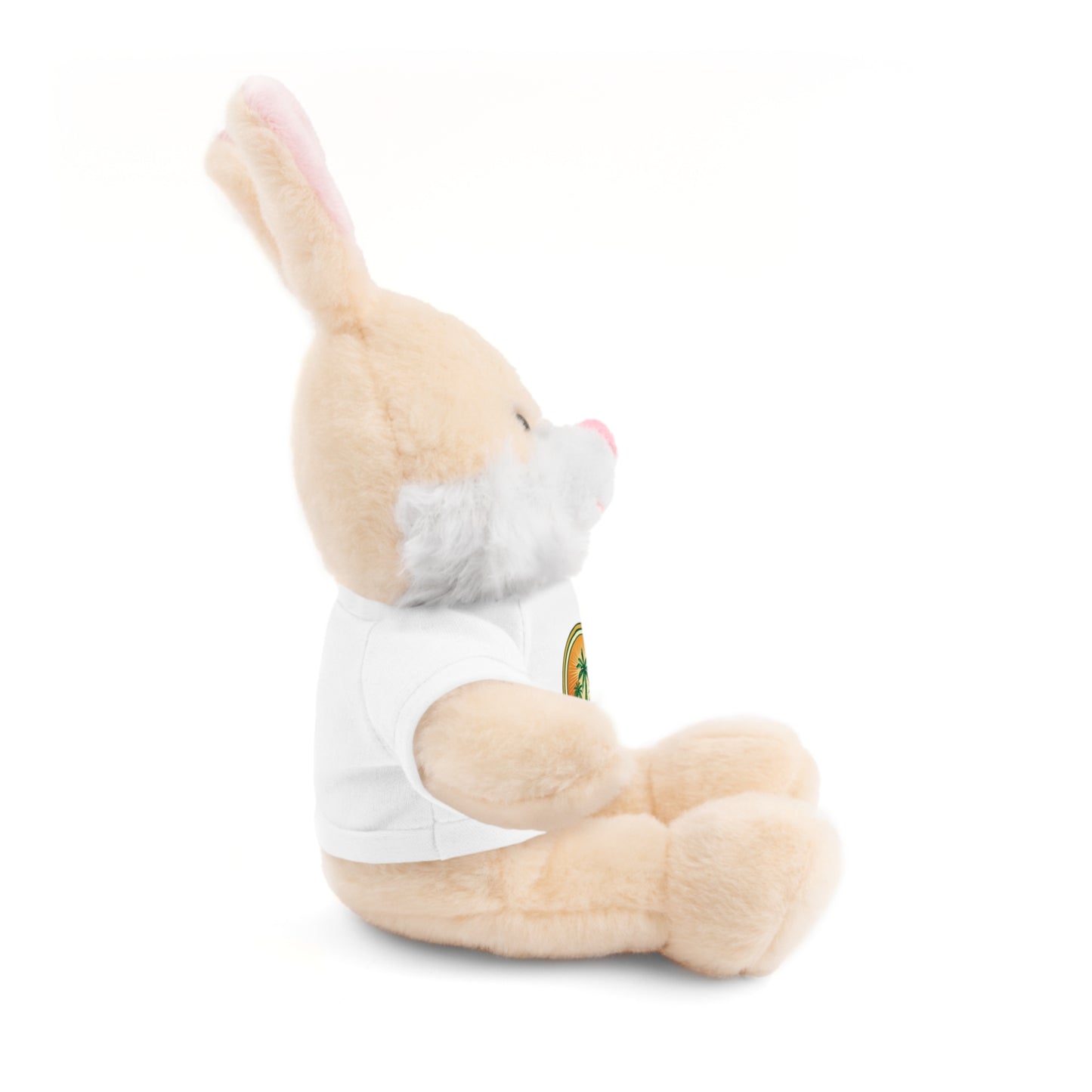 Stuffed Animal with T-Shirt: Cute Gift for Kids, Birthday Present, Plush Toy, Personalized Keepsake, Unique Home Decor