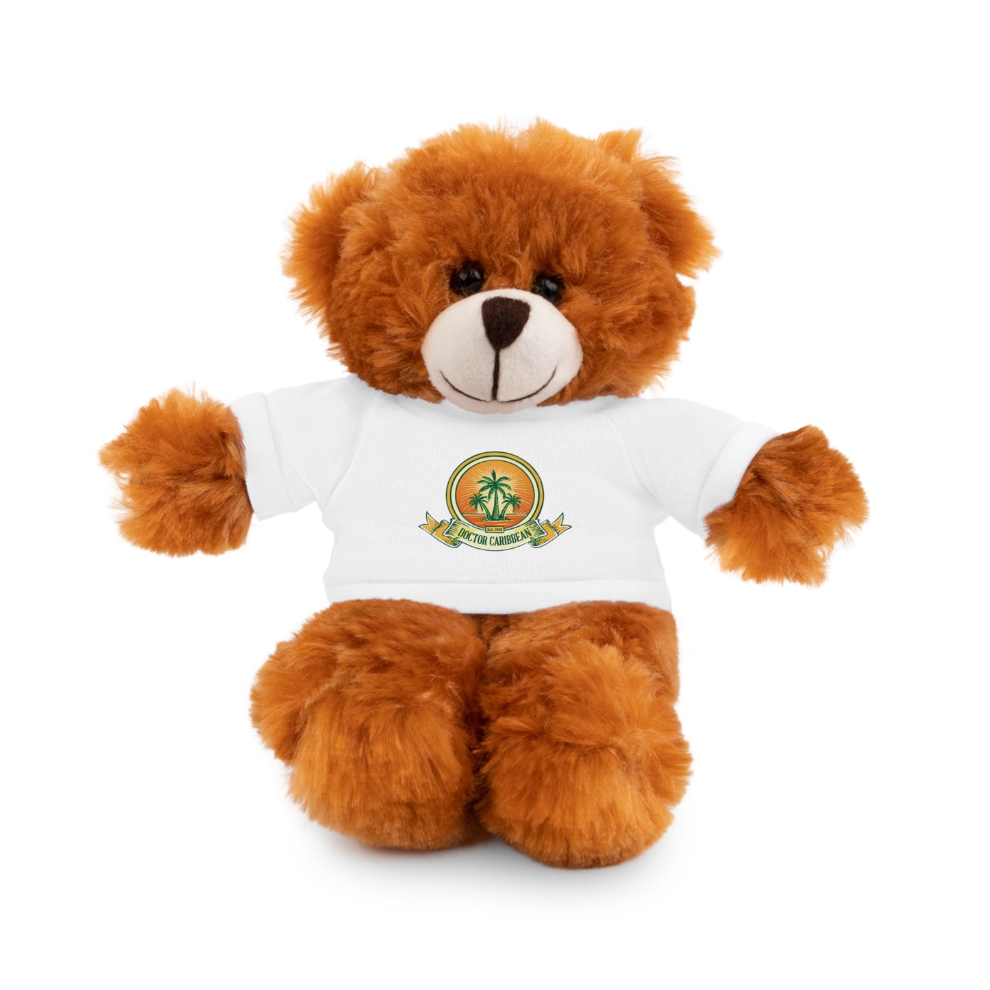 Stuffed Animal with T-Shirt: Cute Gift for Kids, Birthday Present, Plush Toy, Personalized Keepsake, Unique Home Decor