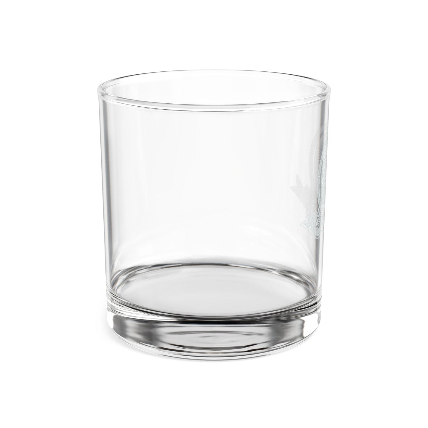 Engraved 10.5 oz Whiskey Glass — Tropical Palm Crest