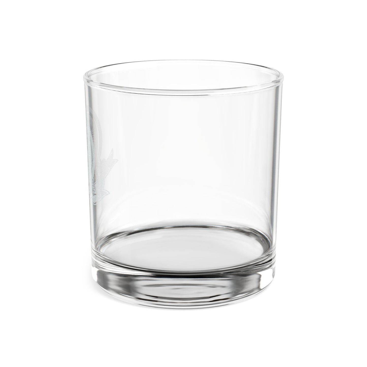 Engraved 10.5 oz Whiskey Glass — Tropical Palm Crest
