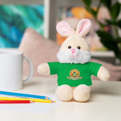 Stuffed Animal with T-Shirt: Cute Gift for Kids, Birthday Present, Plush Toy, Personalized Keepsake, Unique Home Decor